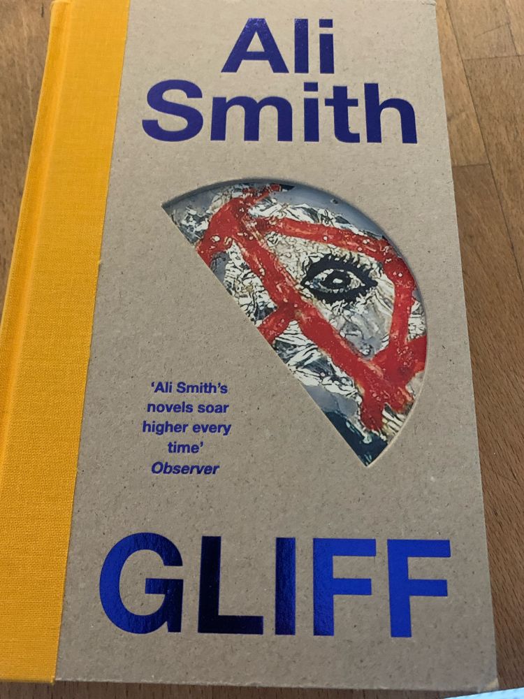 Cover of Ali Smith’s new novel Gliff
