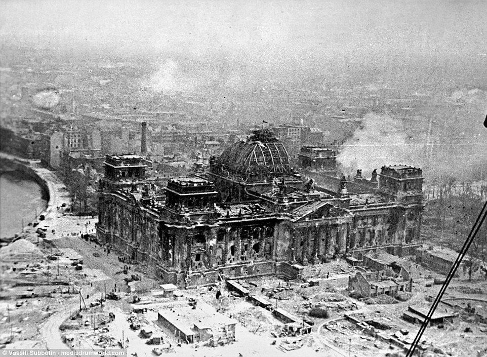 Bombed out Reichstag