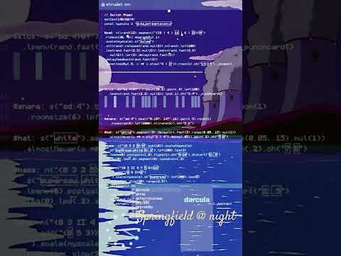 Springfield @ night sounds like…. #electronicmusic #synth #newwave #synthwave