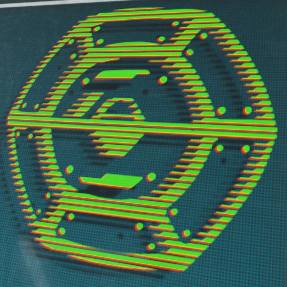 3d render of my design for a Turtlecom from TMNT, look with the bio logo