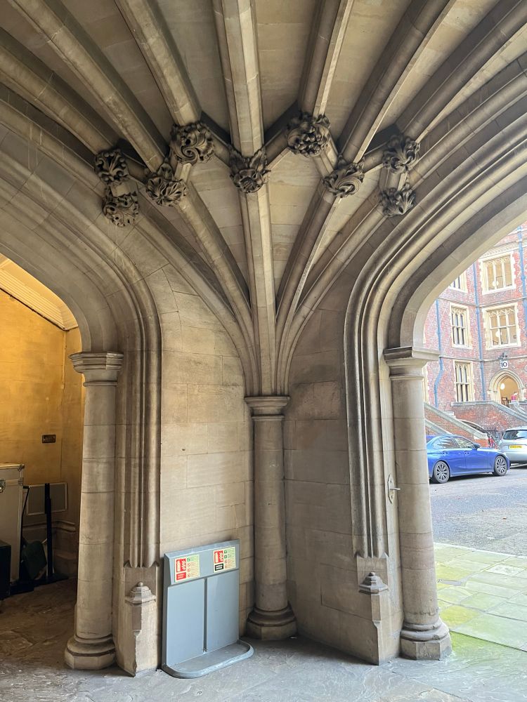 Undercroft vaulted ceilings columns 
