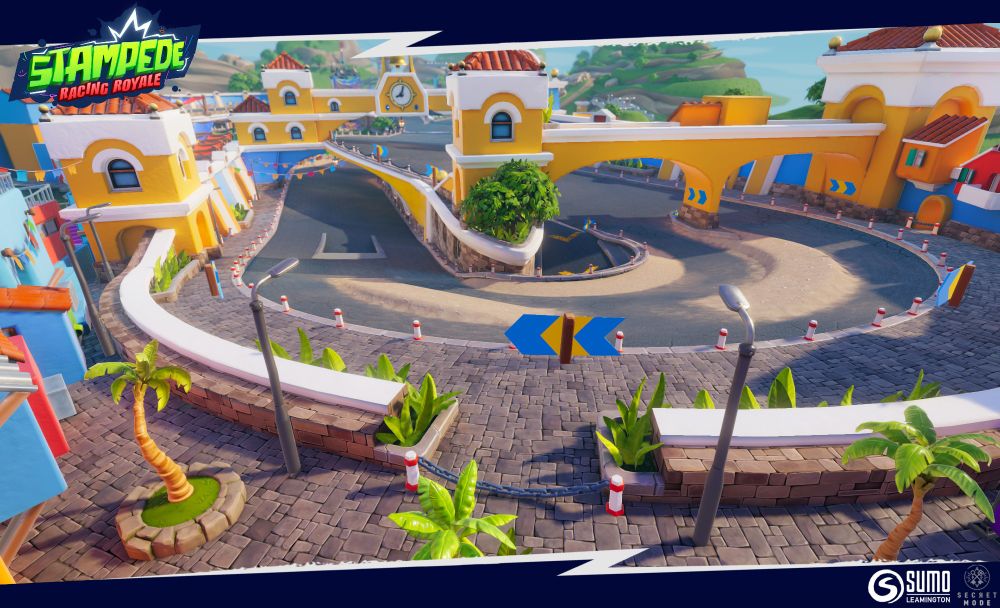race track from stamped racing royal 