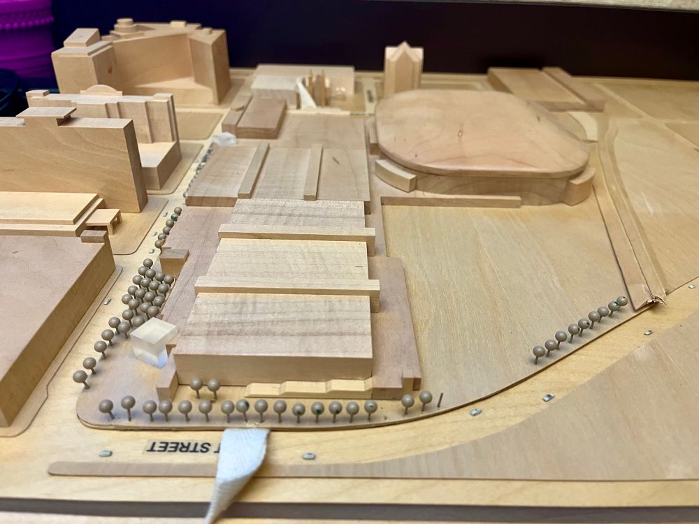Model of convention center 