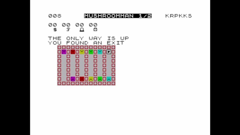 Mushroomman (Chroma colour) for the ZX81