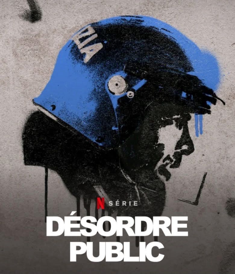 Le visuel francophone est identique, la mention « All cops are bastards » a disparu et la série est retitrée « Désordre public »