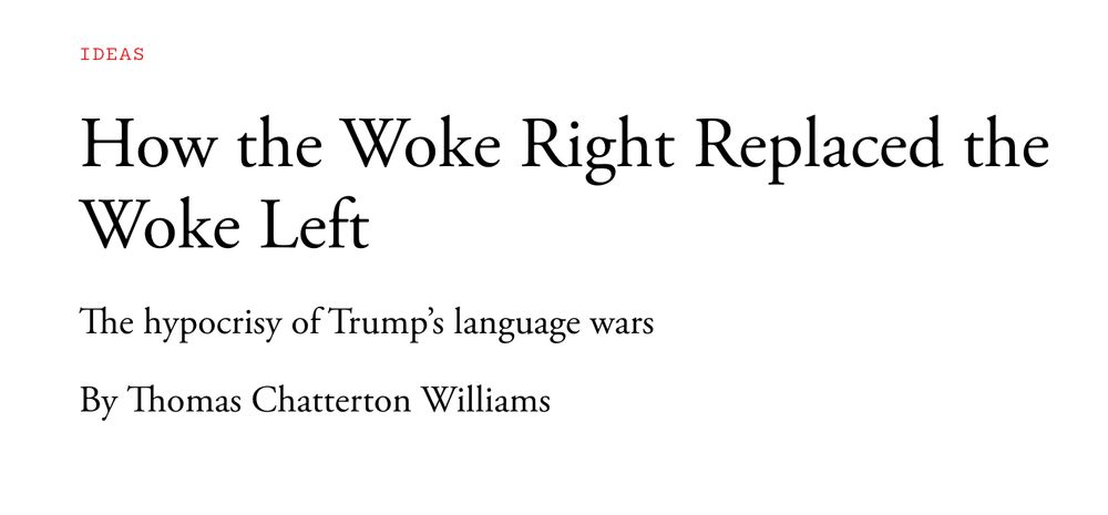 Headline: How the Woke Right Replaced the Woke Left