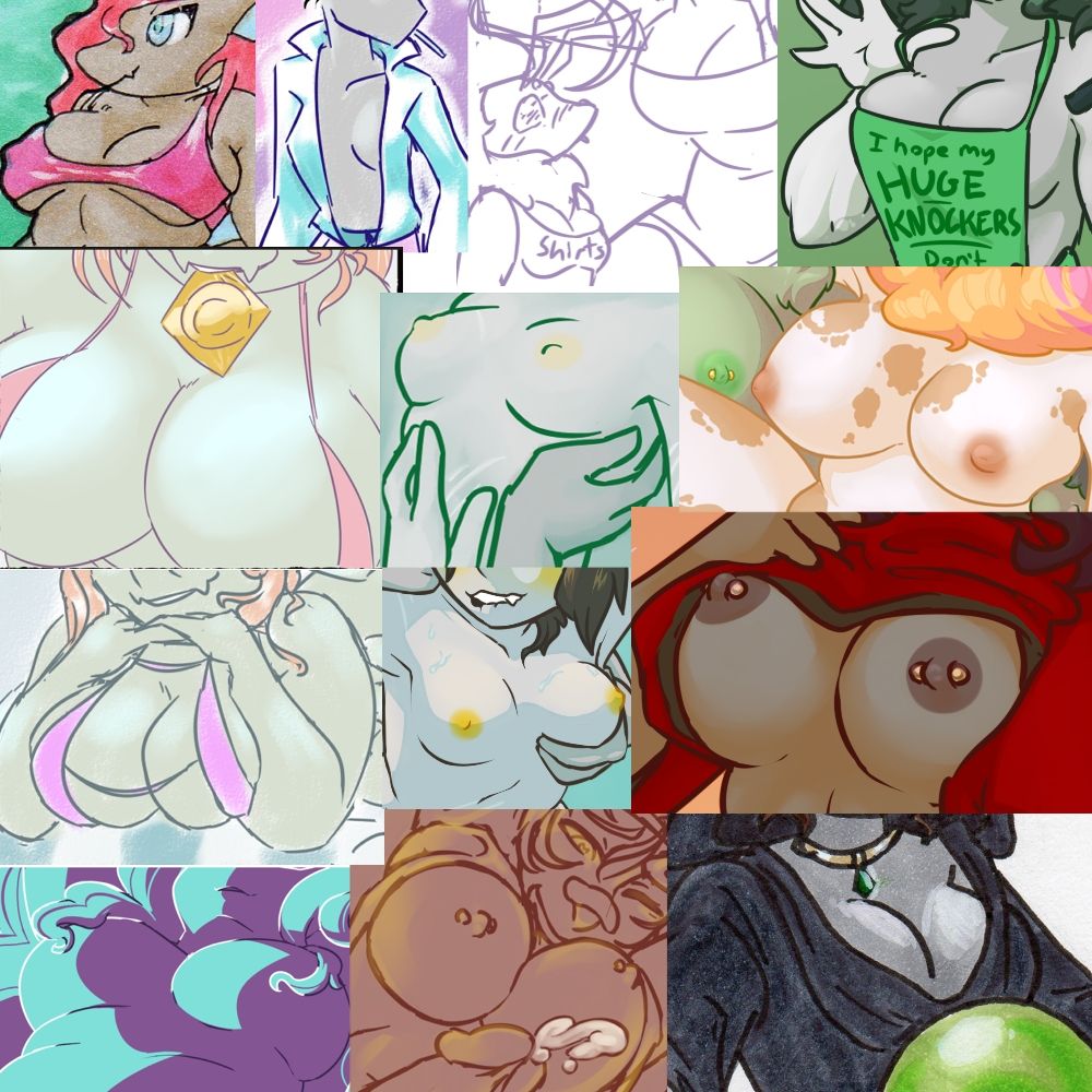 a collage of various zoom ins of tits. from the top, going left to right:
Serphy, Merle, Acacia (looking at Proxima's), Karbal,
Serphy, Fafnir, Felicity (with Angel in the background)
Serphy, Fafnir, Bibi
Proxima, Bibi, The Recorder