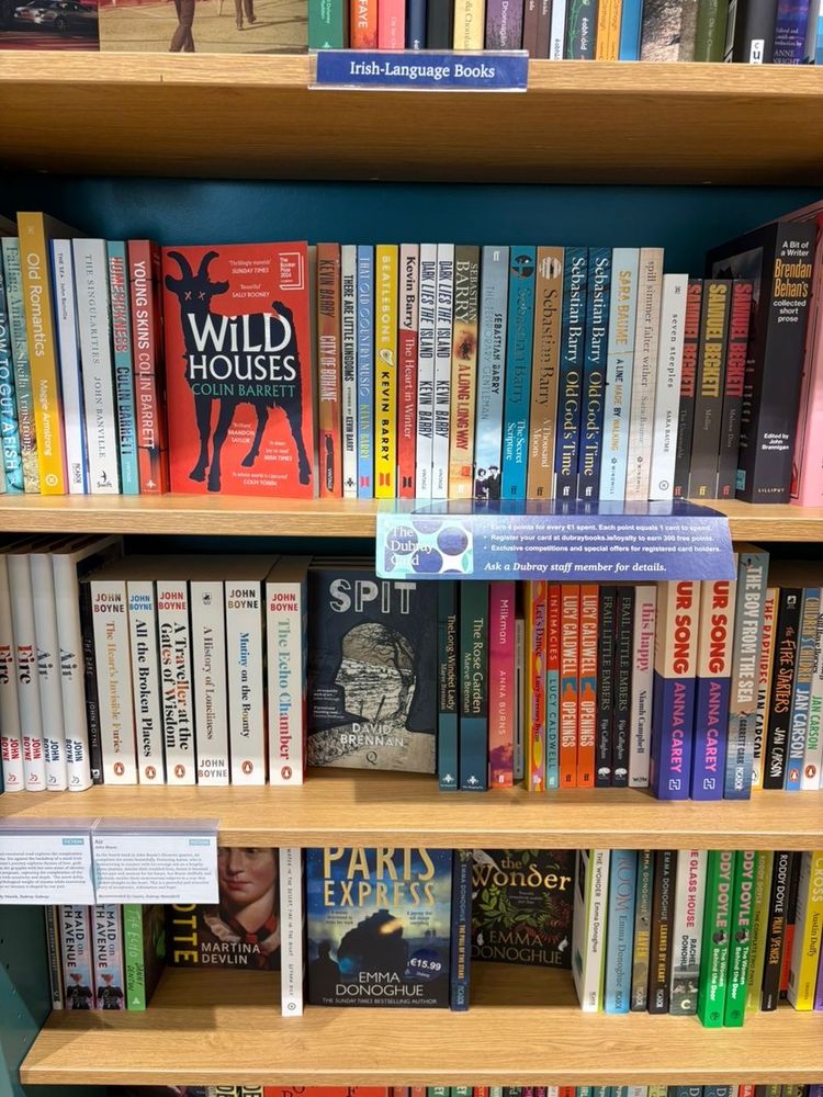 SPIT on the shelf in Dubray Books 
