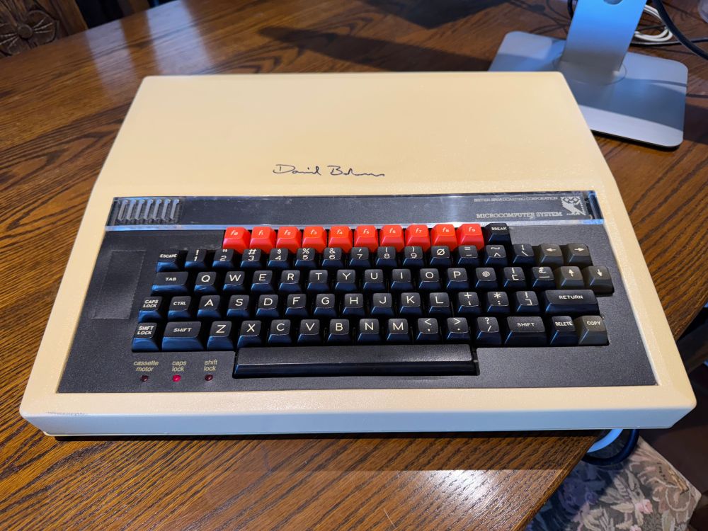 My signed BBC Micro B+