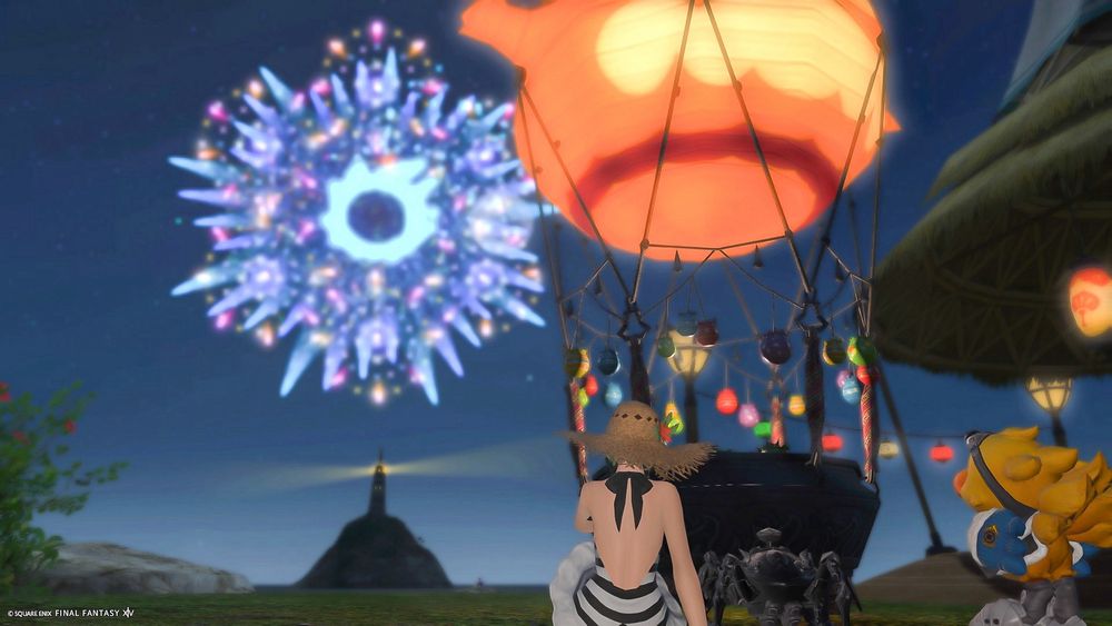 アルファオメガ、きっと屋台を見てるんだけど角度的に良い感じに花火見てる気がする☺️☺️☺️