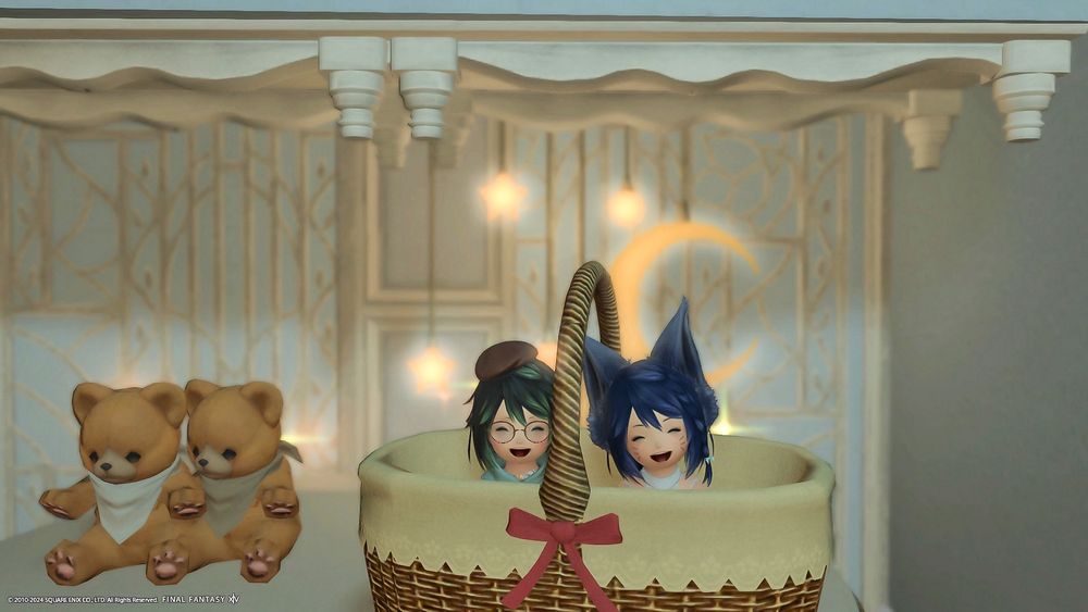 こ、これが噂の籠ララフェル…？！！！
って睡魔で死にかけながら騒いでたところꉂ🤣𐤔
ところどころ反応が遅くなってて申し訳ないと思っているｗごめんねｗｗｗ