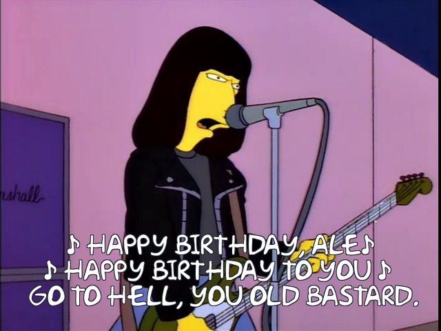 Go to hell you old bastard 
