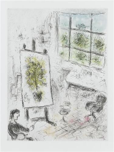 Illustration for Louis Aragon's work "One who says things without saying anything"
