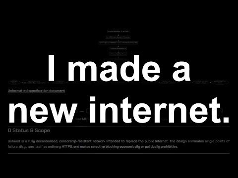 Developers, I need your help. I made a new internet