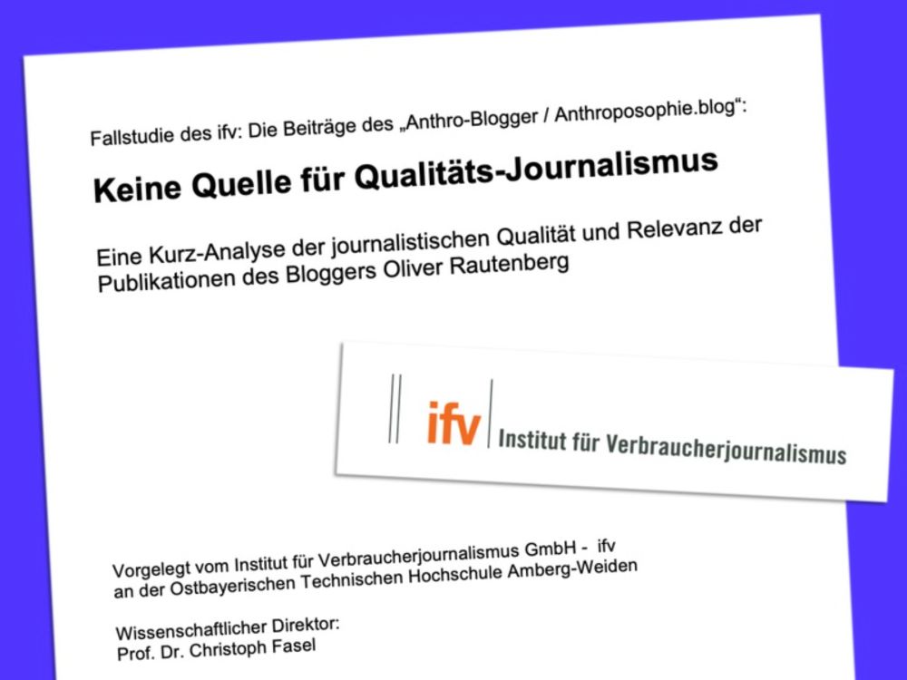 Die Wunderwaffe der Waldorfschulen gegen einen kritischen Blogger | Übermedien