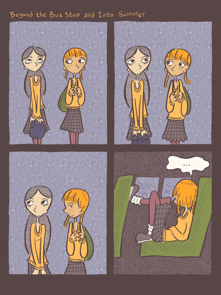 a four panel comic page titled 
