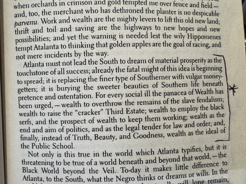 Excerpt from DuBois’s The Souls of Black Folk
