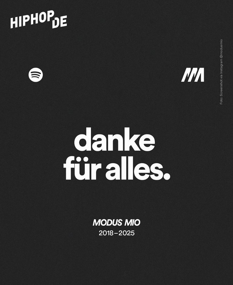 modus mio playlist bedankt sich für alles u stellt endlich den "betrieb" ein