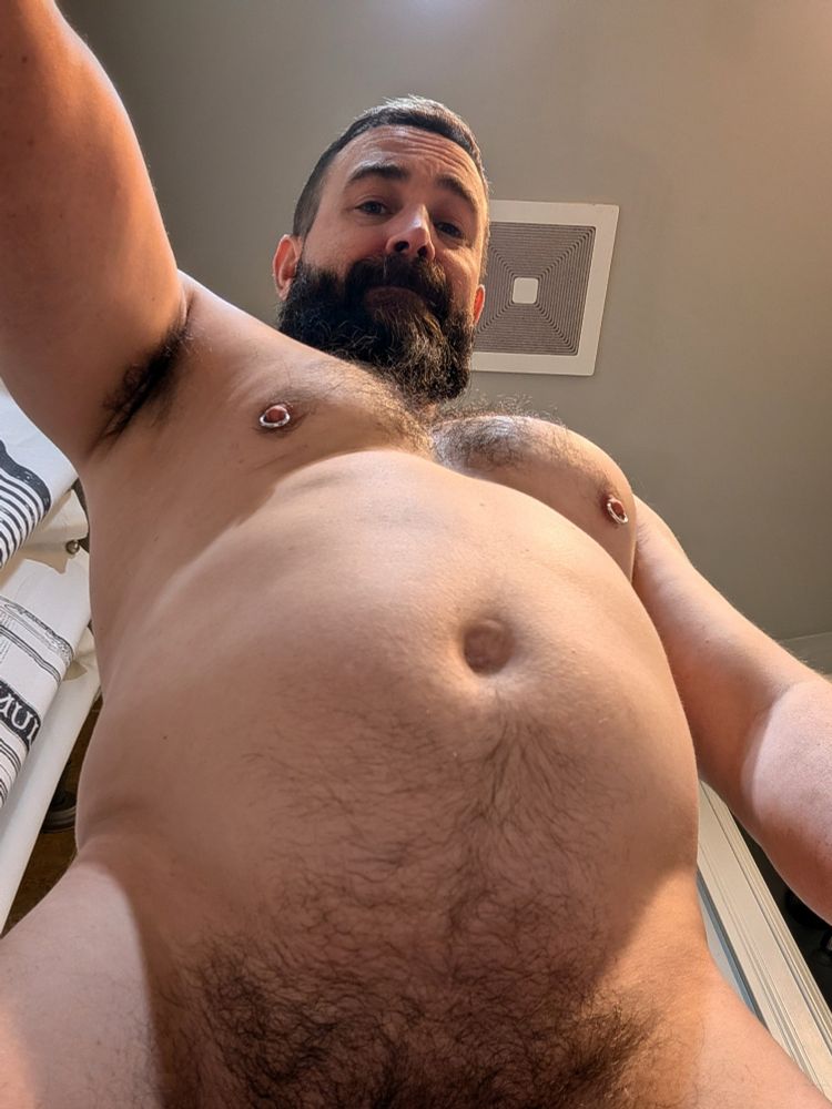 A picture of my belly and chest from a lower angle