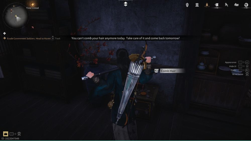 You can't comb your hair anymore today. Take care of it and come back tomorrow!