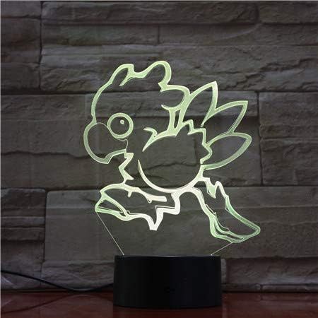 Lampara LED Final Fantasy Chocobo Cambia Color USB Luz Nocturna y decoración : Amazon.es: Iluminación