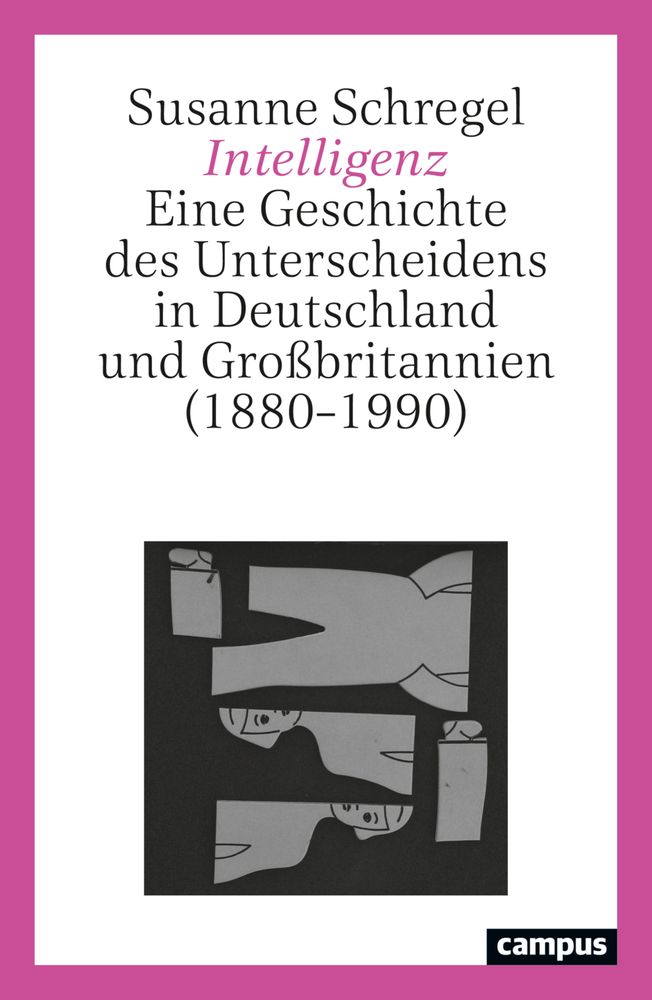 Buchcover Susanne Schregel, Intelligenz. Eine Geschichte des Unterscheidens und Deutschland und Großbritannien (1880-1990). Das Cover zeigt einen Ausschnitt einer Fotografie der Wechsler Intelligence Scale for Children, Intelligence test for children aged 6–16, Object 
Assembly Test, Nottingham City Museums & Galleries, NCMG 2007–87/1 .