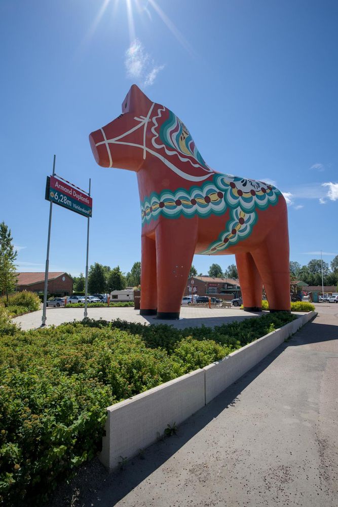 The largest dalarhorse of the world besides a 6m post.