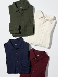 ユニクロのネルシャツ