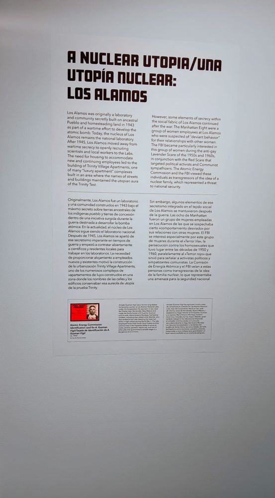 A headline, a nuclear utopia in Los Alamos, NM 