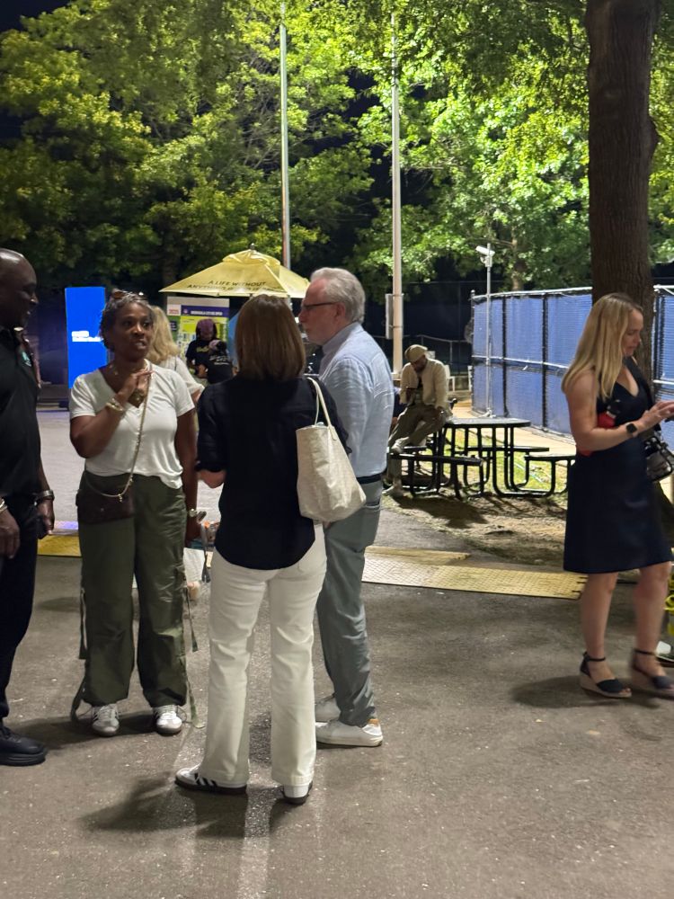 Wolf Blitzer at the DC Open tennis tournament