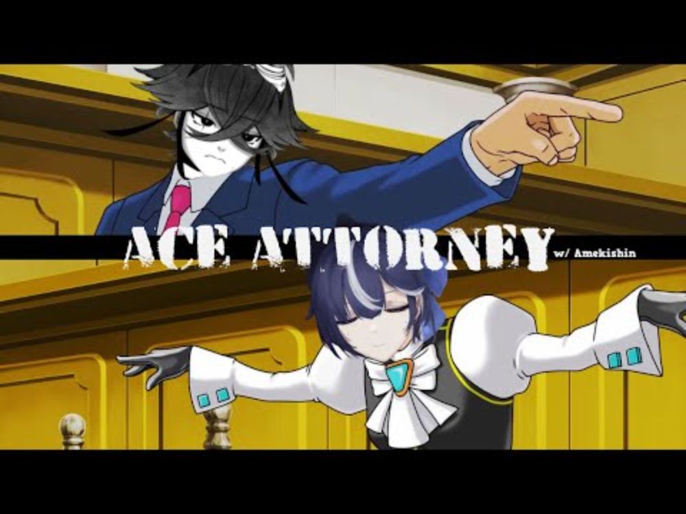 It's just us, and the LAW 💥 [ACE ATTORNEY w/ @Ame_Katze]