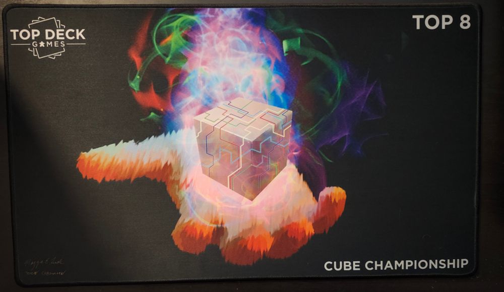 Top 8 playmat for cube Championship. 