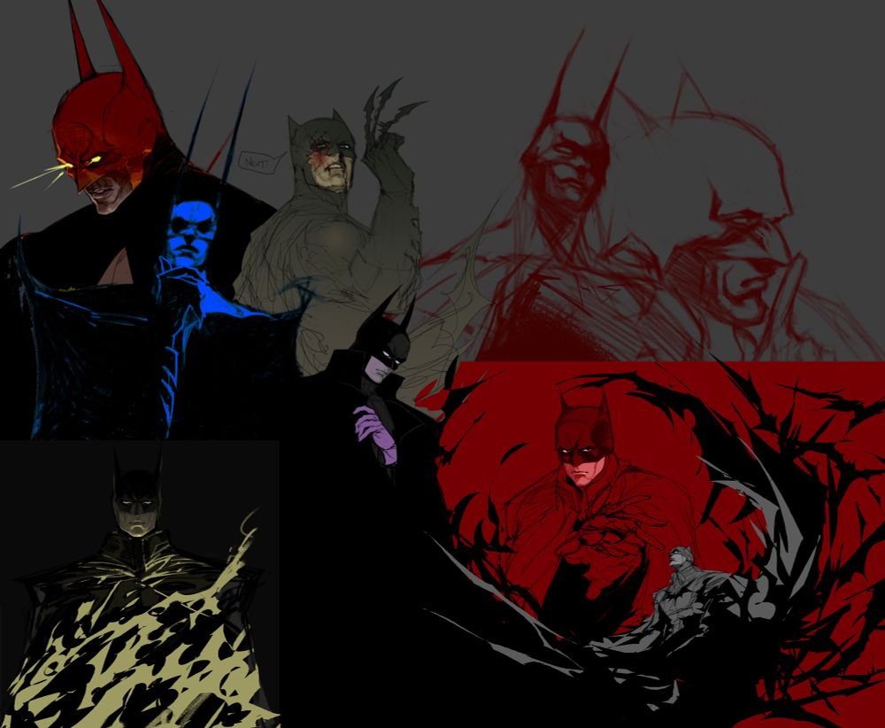 Several batmen going all ougghh hnrghhh bat... N stuff
