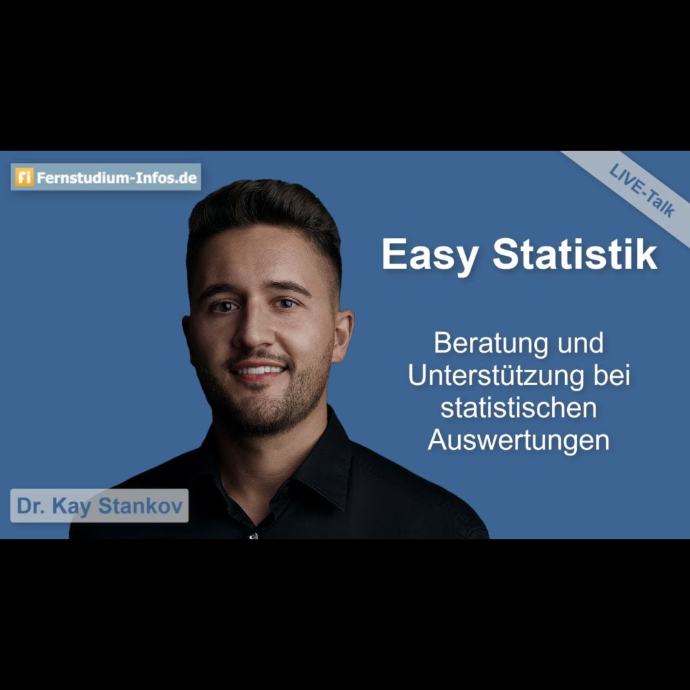 Easy Statistik – Beratung und Unterstützung bei statistischen Auswertungen | Live-Talk