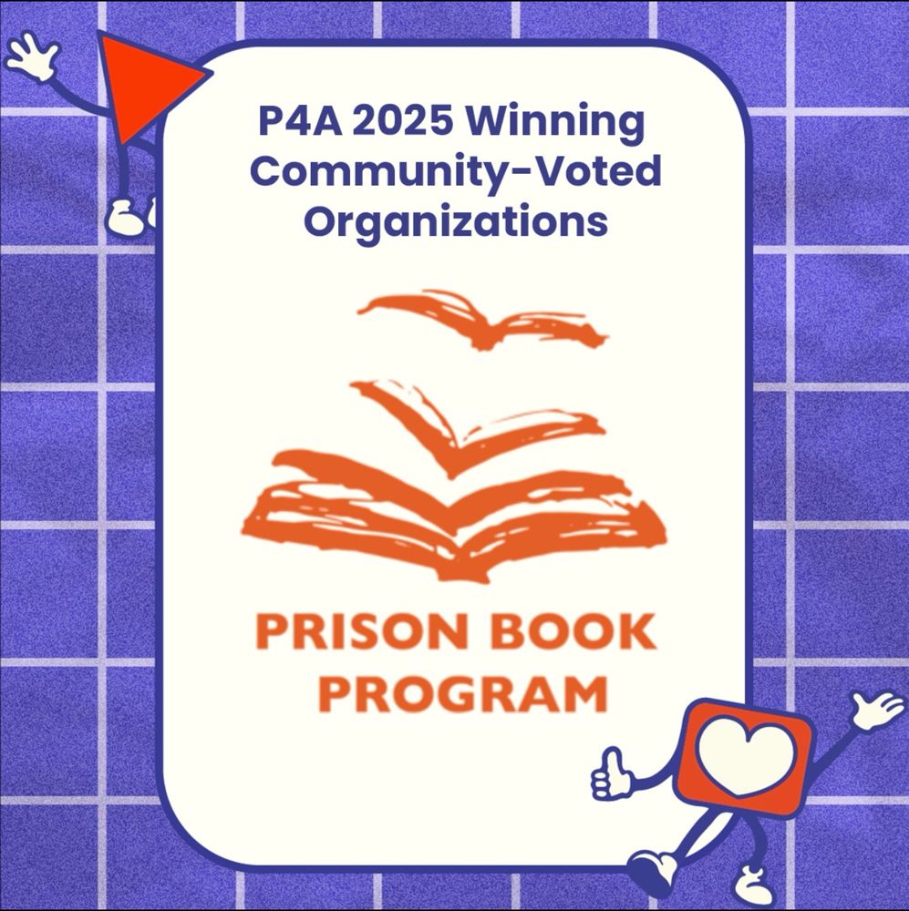 P4A 2025 Winning Community-Voted Organizations: Prison Book Program
