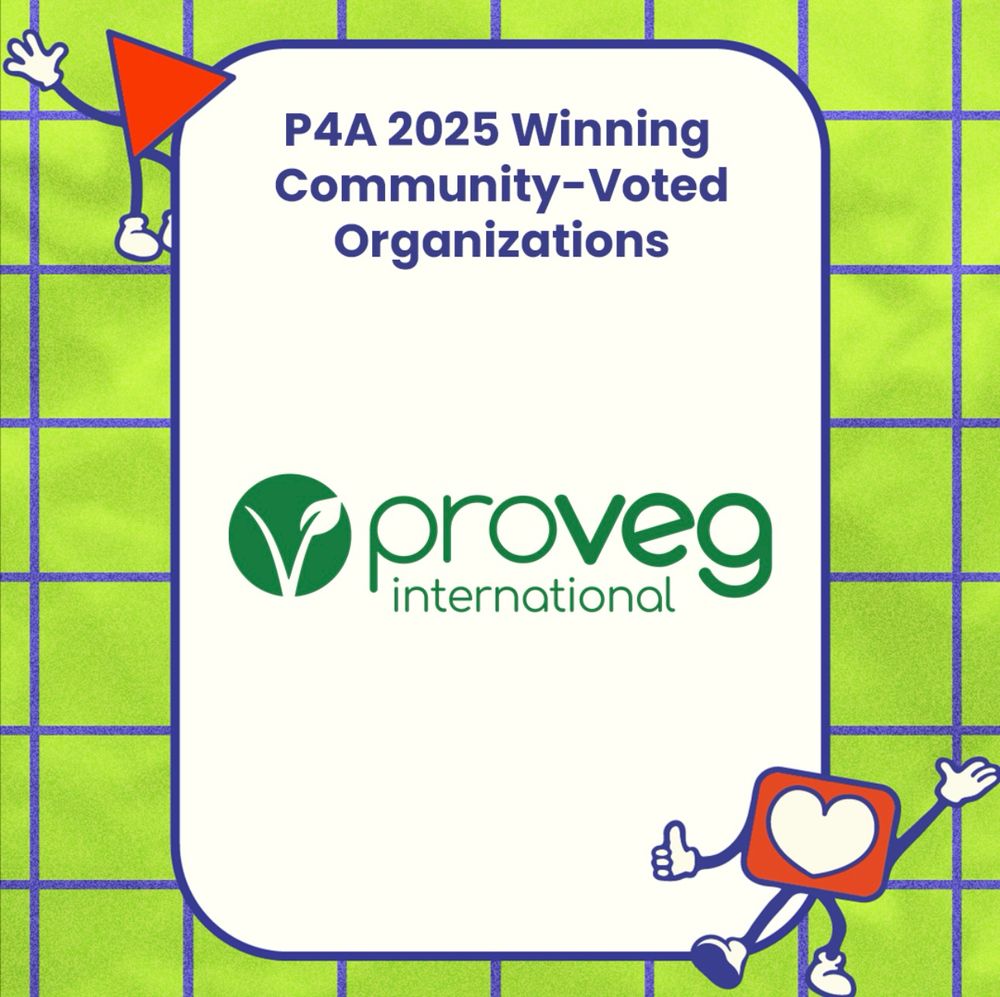 P4A 2025 Winning Community Voted Organizations: ProVeg International 