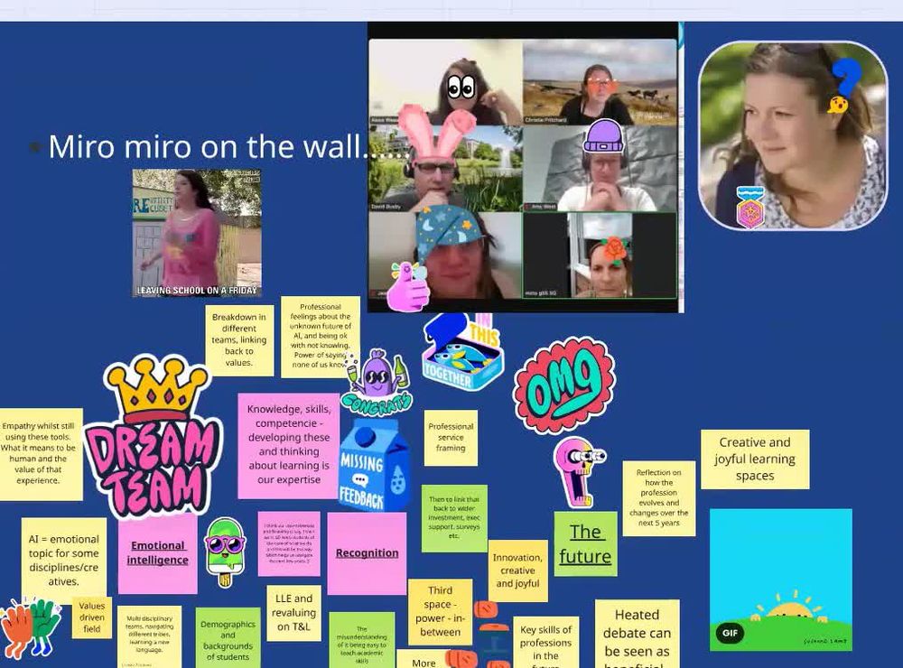 A miro board created at the unconference held at ALDcon25. 