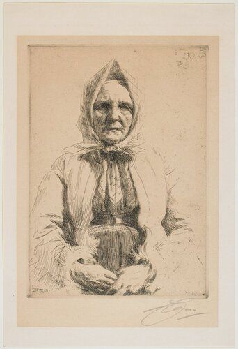 Portrait of the artist's mother