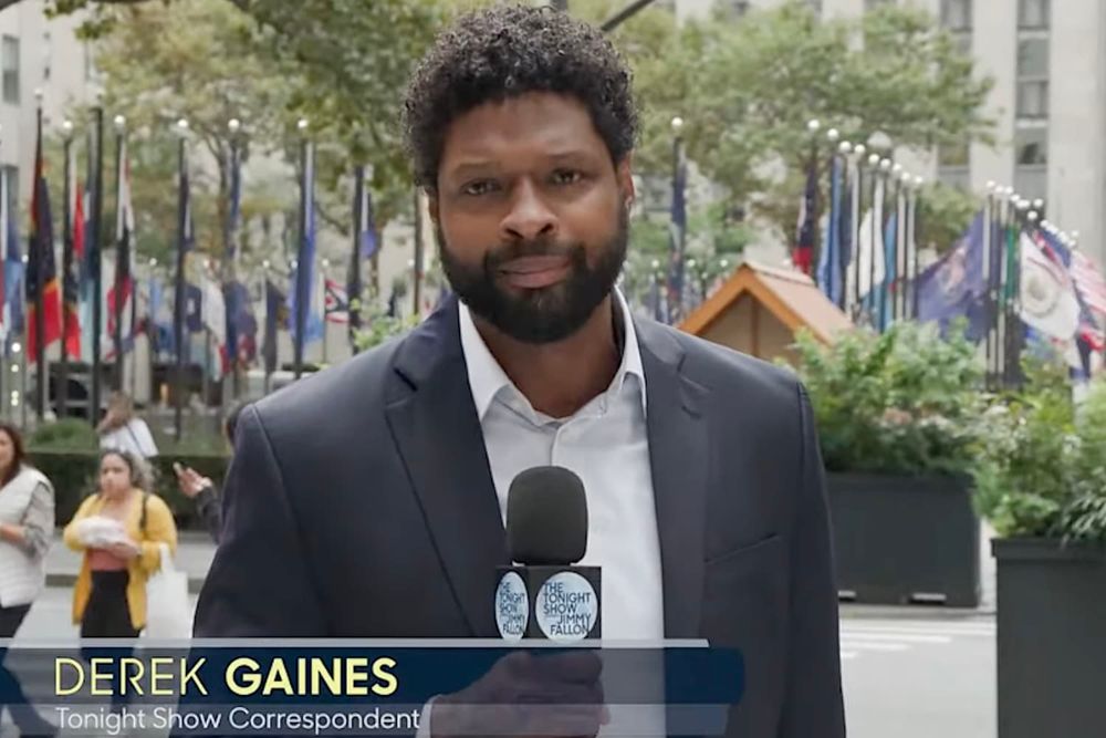 Comic Derek Gaines Makes Tonight Show Correspondent Debut