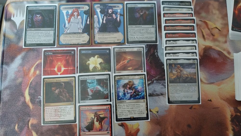 Lesbian wedding MTG deck 