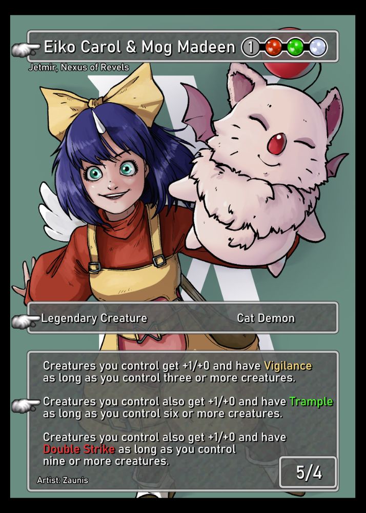 Eiko Carol Magic the gathering proxy art card