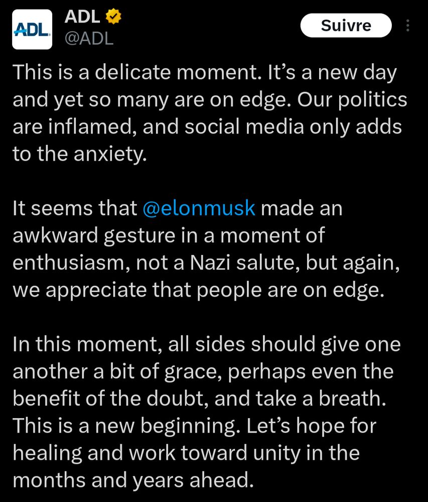 adl excuse Elon musk et ses saluts nazis