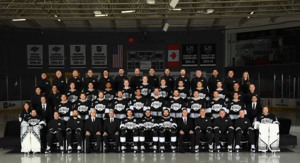 LA Kings Team and me! 