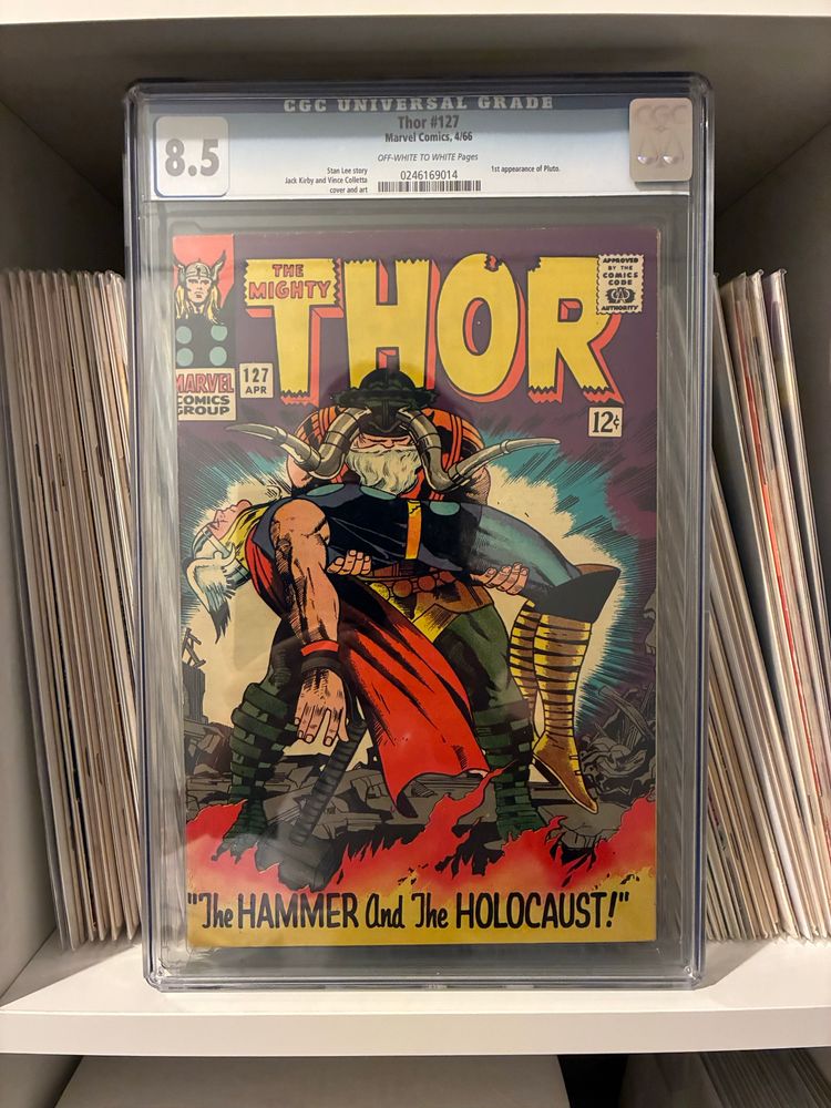 Thor #127. Brilliant cover by Jack Kirby. 