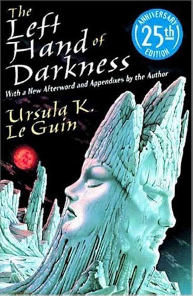 Cover of "The Left Hand of Darkness," by Ursula K. Le Guin.
