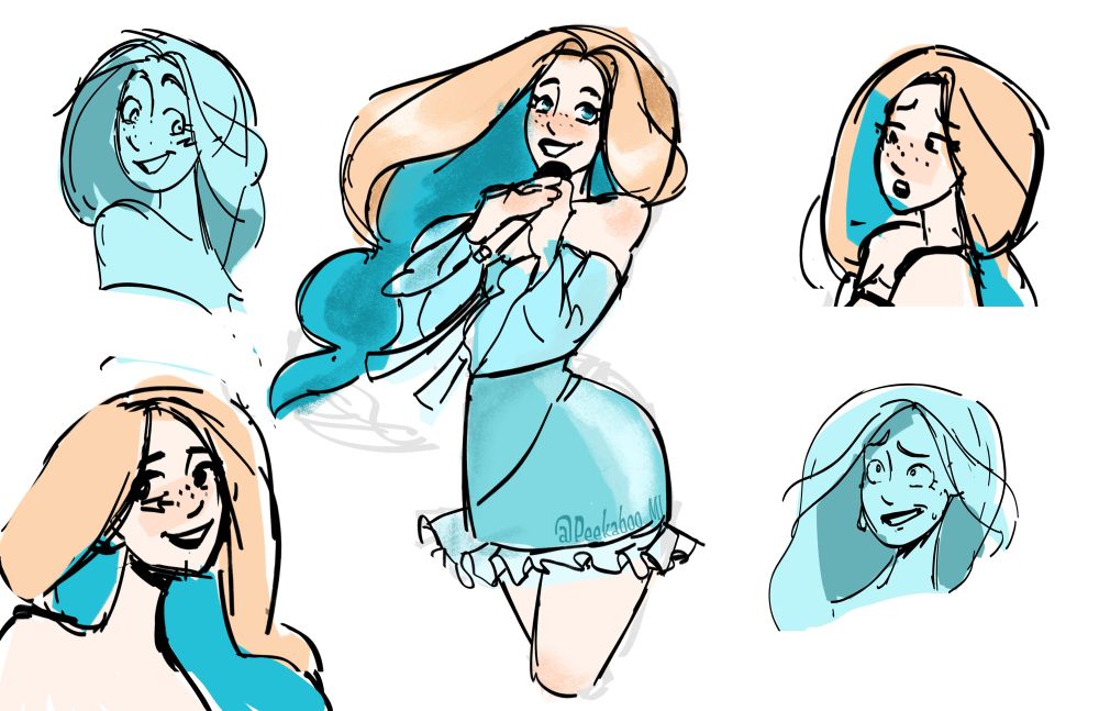 Muse! A newbie to the scene who’s a little nervous but is out here to give her all! A little dense when it comes to personal relationships but she tries her best to make up for it once she figures it all out. A literal ball of anxious sunshine.