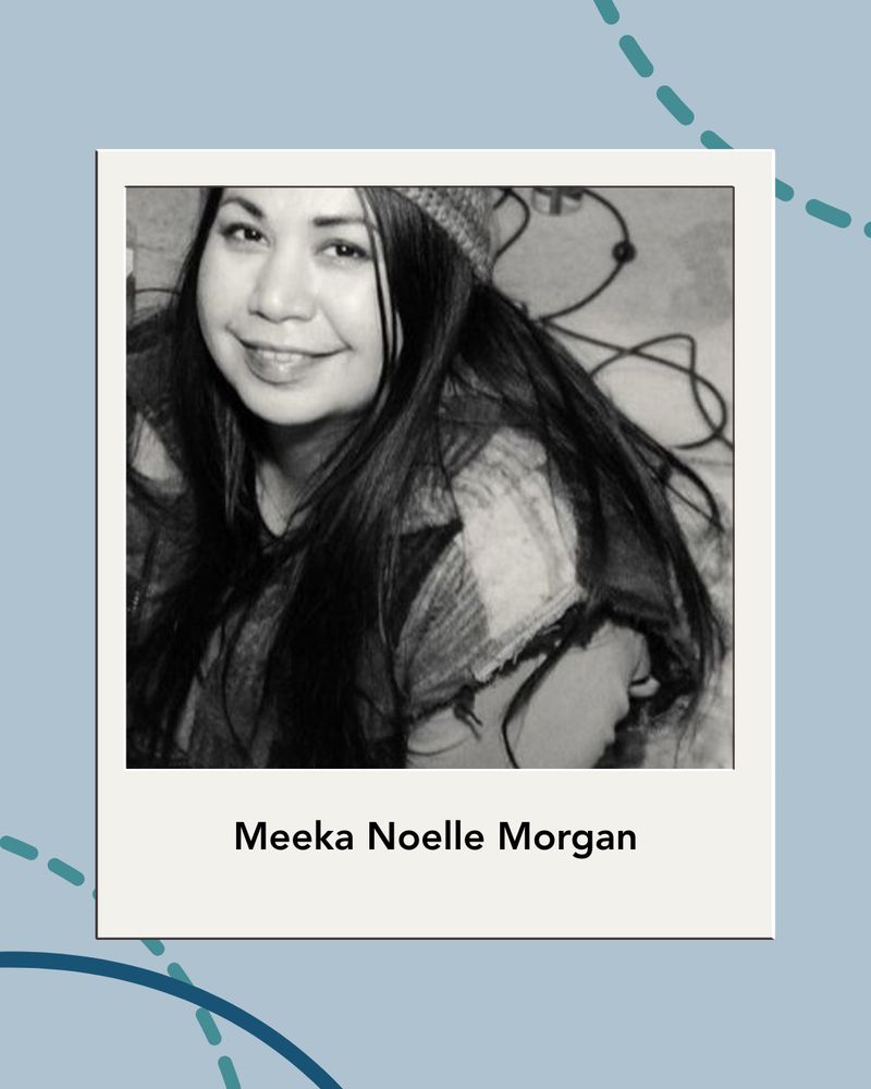 Meeka Noelle Morgan featured in a polaroid frame