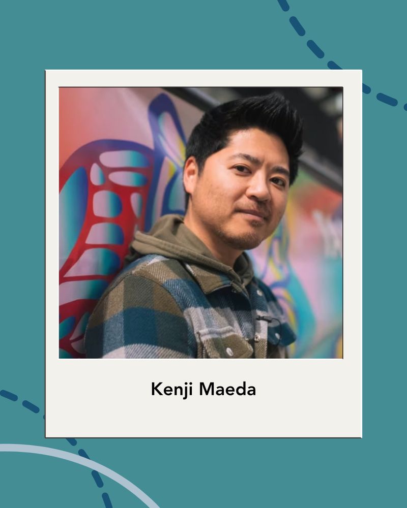 Kenji Maeda featured in a polaroid frame
