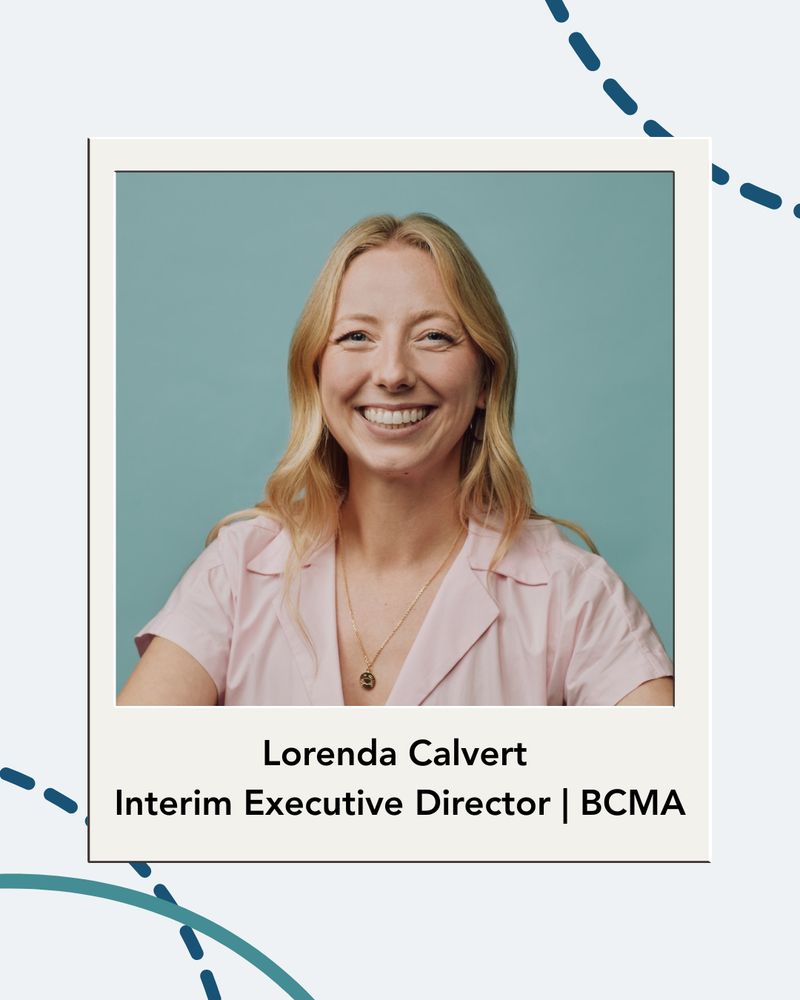 Lorenda Calvert in a polaroid frame 