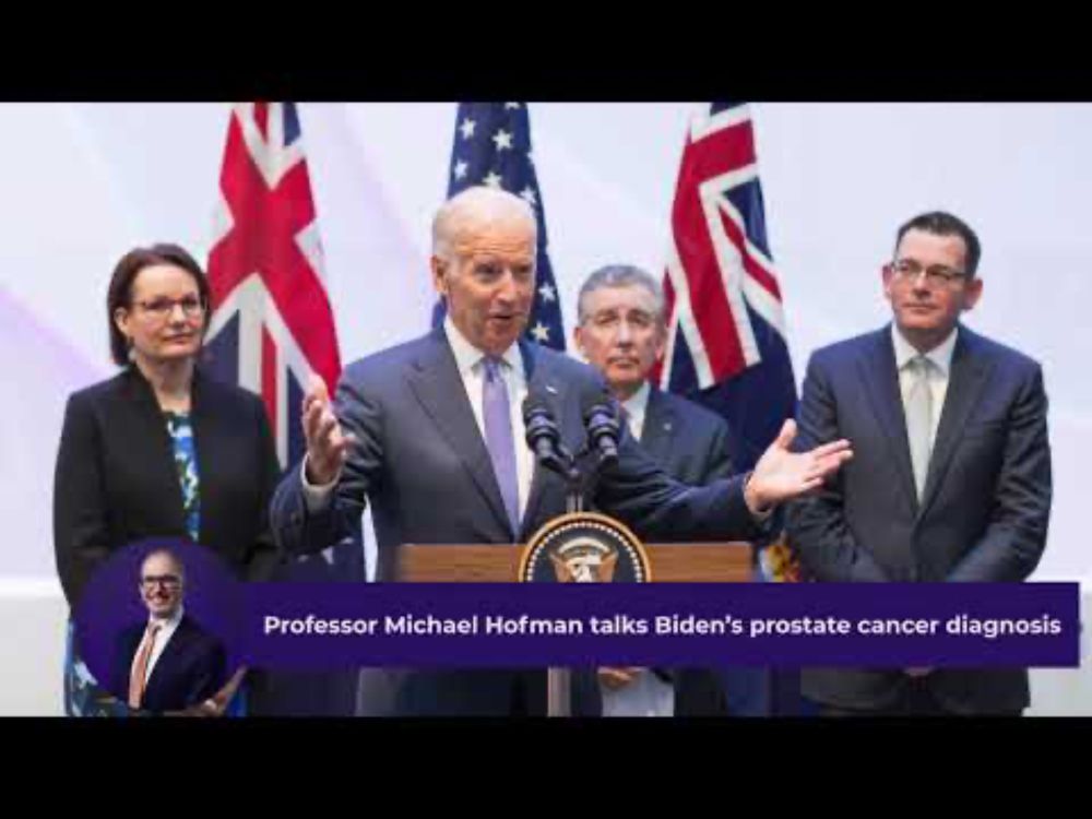 Professor Michael Hofman talks to ABC Mornings about Joe Biden's prostate cancer diagnosis